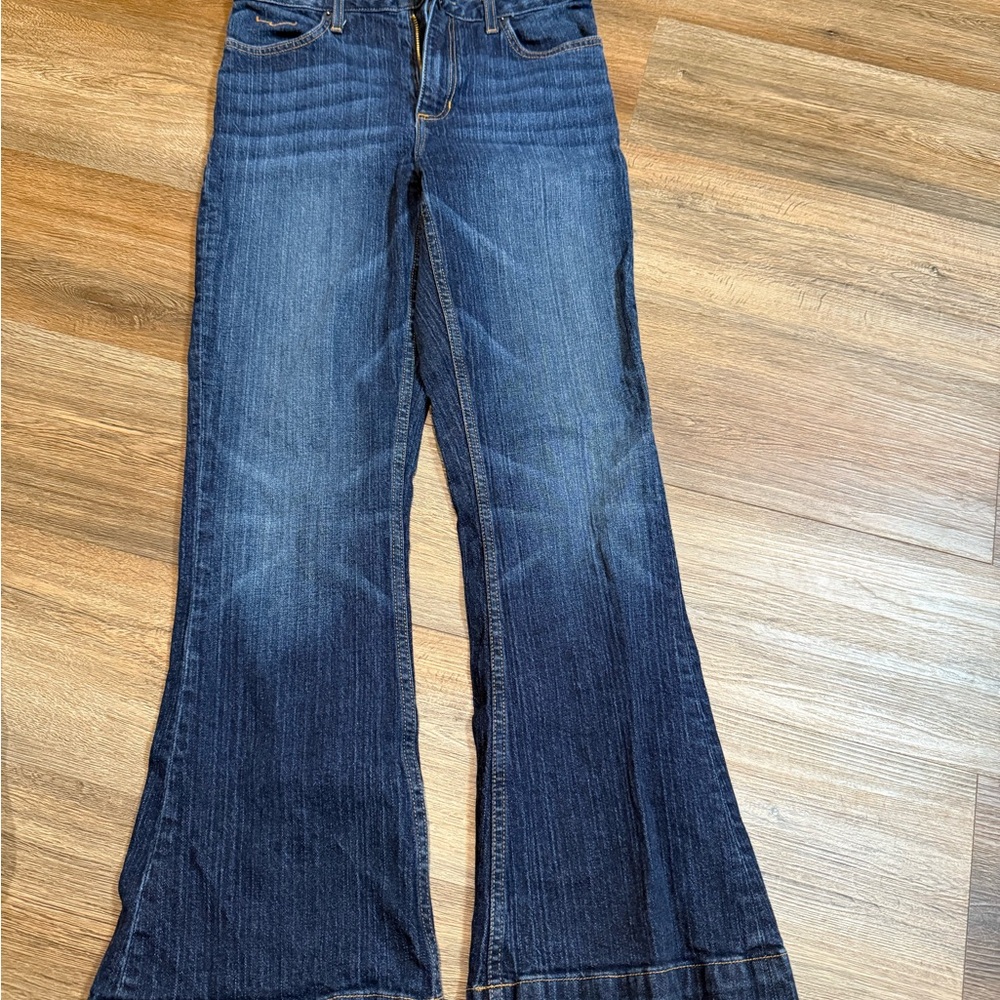Kimes Ranch Blue Flare Wide Leg Jeans
